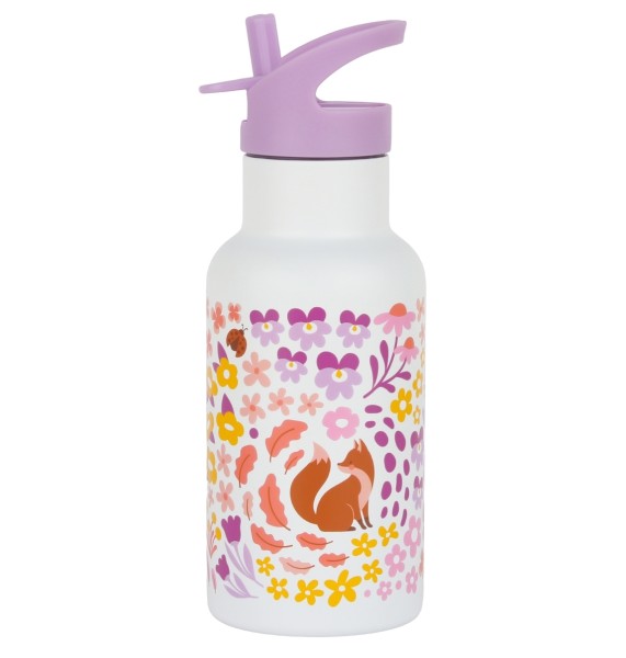Gourde isotherme fleurs du jardin