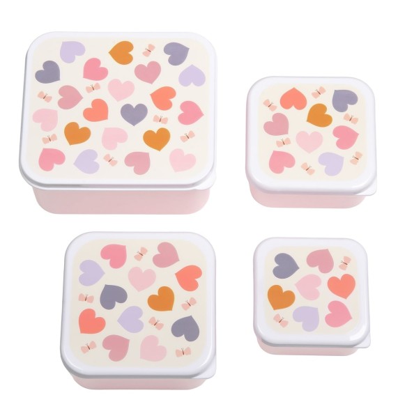 Boite à collation coeurs