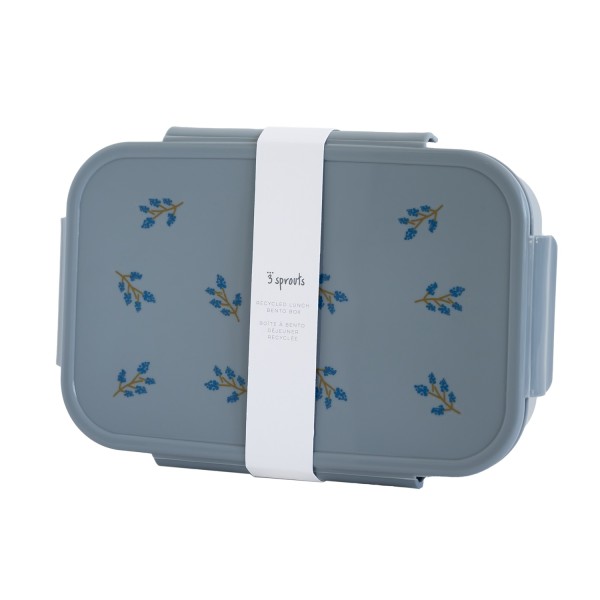 Boîte à déjeuner recyclée bleue / Myrtilles