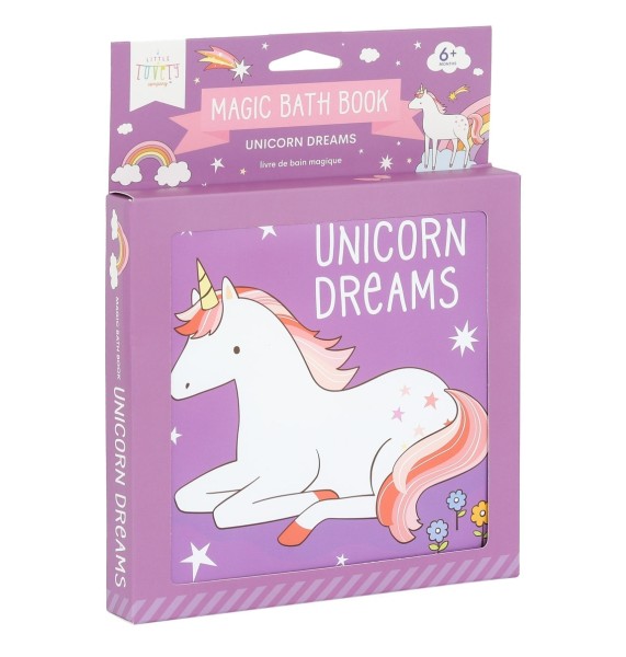 Livre de bain magique : Rêves de licorne