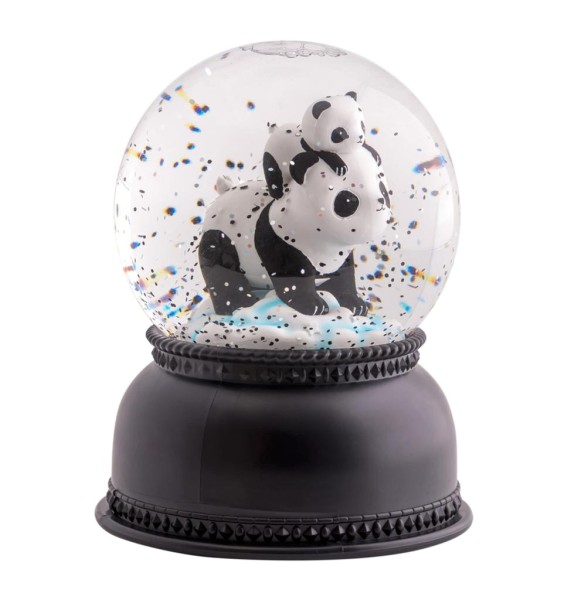 Boule à neige lumineuse panda